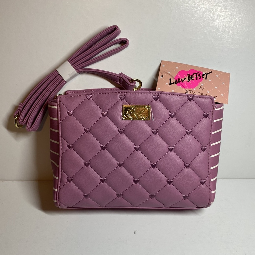 Betsey Johnson Crossbody Bag  Pink
